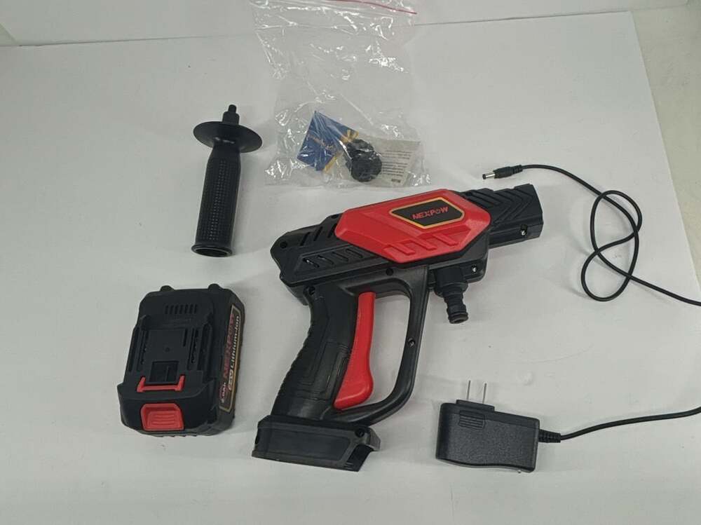 Nexpow Cordless Pressure Washer 24V Portable - MISSING HOSE AND ATTACHMENT